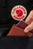 Рюкзак Fjallraven Kanken колір зелений великий з аплікацією F23510.660-660