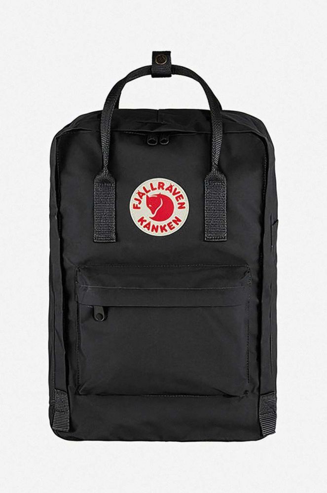 Рюкзак Fjallraven Kanken Laptop 15" F23524 550 колір чорний великий однотонний