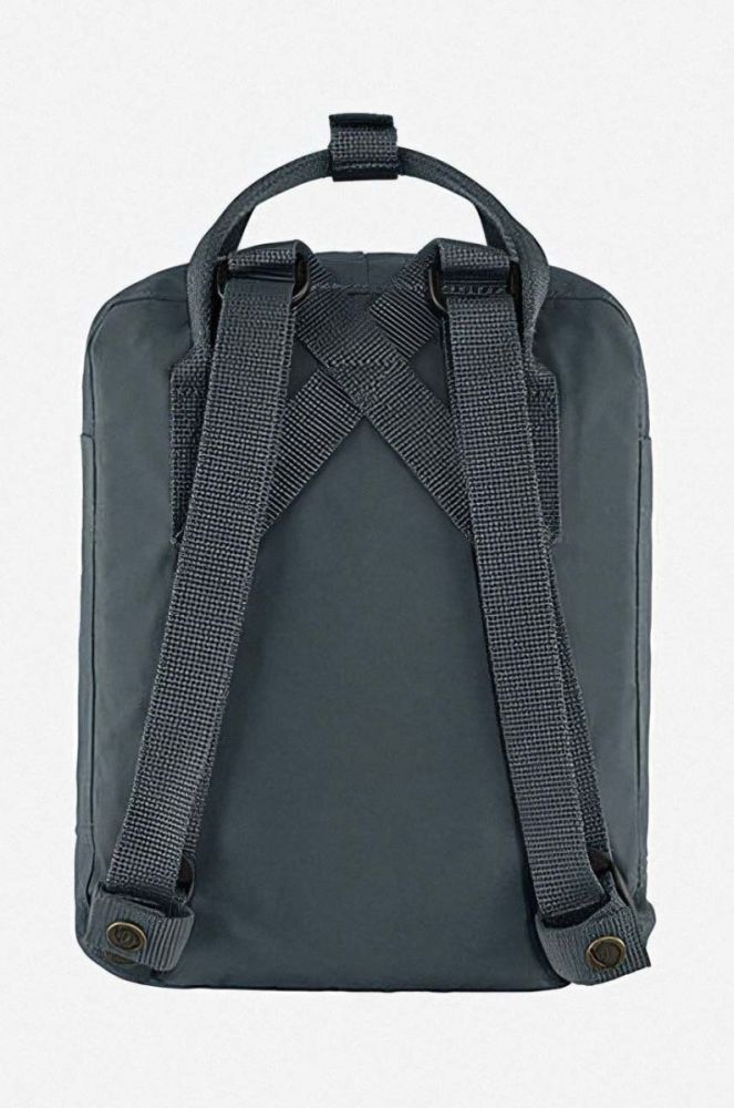 Рюкзак Fjallraven Kanken Mini колір сірий малий з аплікацією F23561.031-031 фото 2