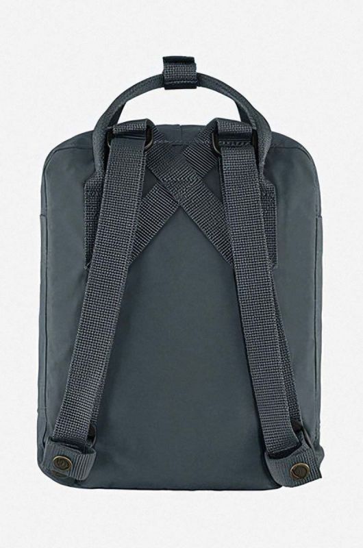 Рюкзак Fjallraven Kanken Mini колір сірий малий з аплікацією F23561.031-031 фото 2