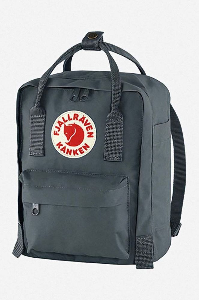 Рюкзак Fjallraven Kanken Mini колір сірий малий з аплікацією F23561.031-031 фото 3