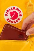 Рюкзак Fjallraven Kanken Mini колір сірий малий з аплікацією F23561.031-031