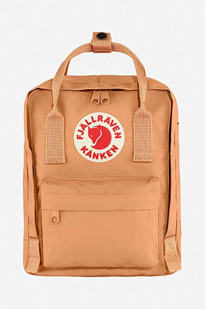 Рюкзак Fjallraven Kanken Mini колір помаранчевий малий з аплікацією F23561.241-241