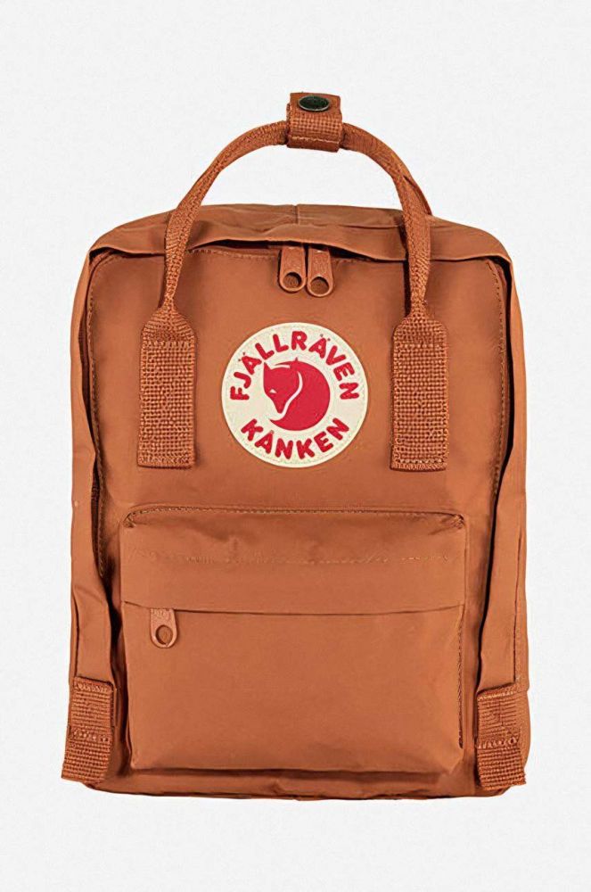 Рюкзак Fjallraven Kanken Mini колір помаранчевий малий з аплікацією F23561.243-243