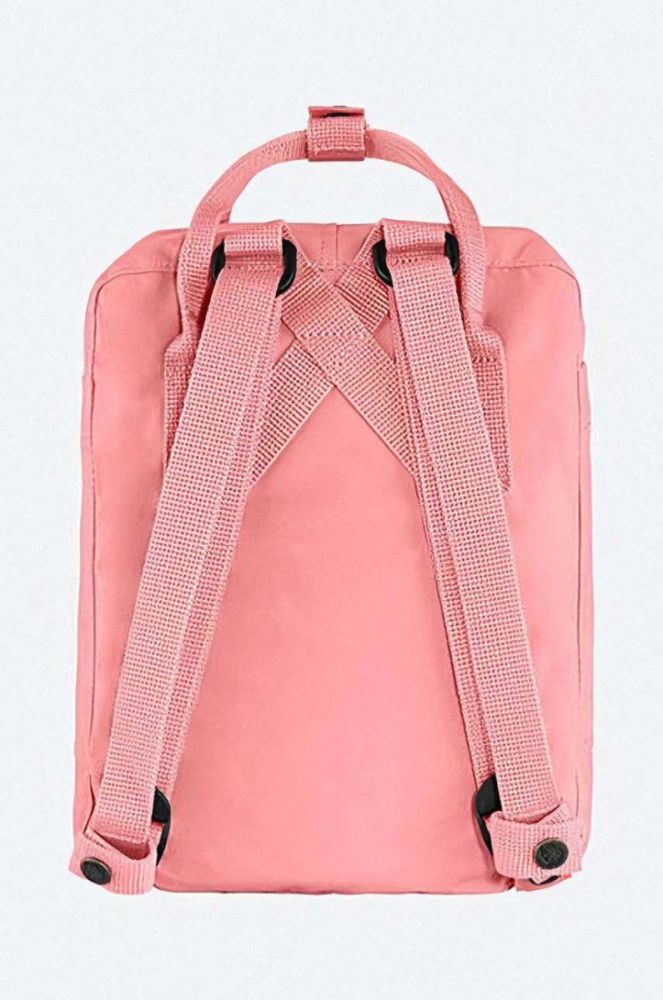 Рюкзак Fjallraven Kanken Mini колір рожевий малий з аплікацією F23561.312-312 фото 2