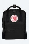 Рюкзак Fjallraven Kanken Mini колір чорний малий з аплікацією F23561.550-550