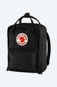 Рюкзак Fjallraven Kanken Mini колір чорний малий з аплікацією F23561.550-550