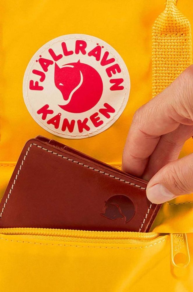 Рюкзак Fjallraven Kanken Mini колір синій малий з аплікацією F23561.560-560 фото 6