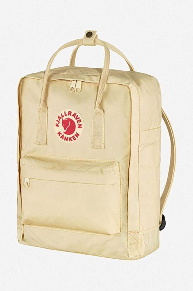 Рюкзак Fjallraven Kanken F23510 115 колір бежевий великий з аплікацією F23510.115-115 фото 3