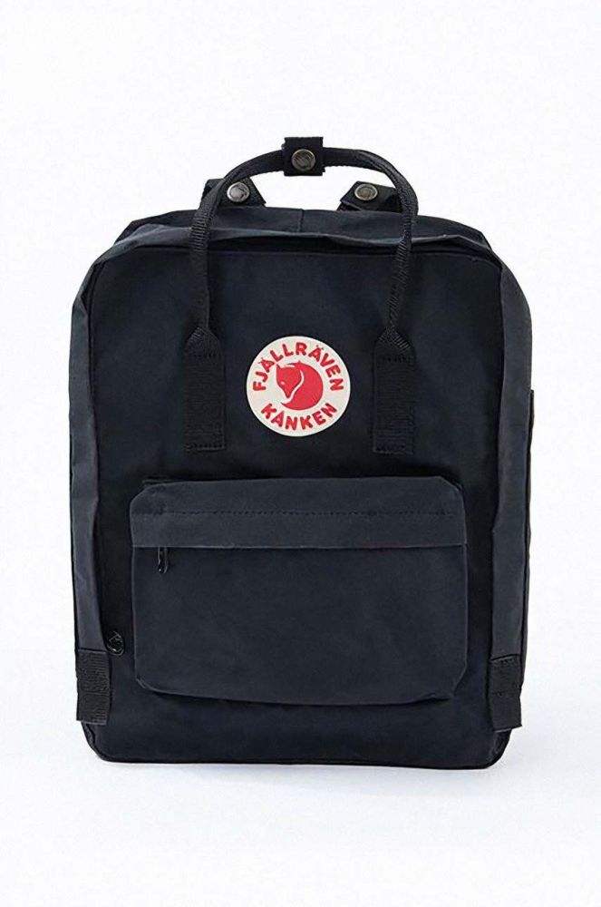 Рюкзак Fjallraven Kanken колір чорний великий однотонний F23510.550-550