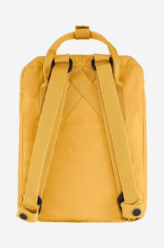 Рюкзак Fjallraven Kanken Mini колір жовтий малий з аплікацією F23561.160-160 фото 2