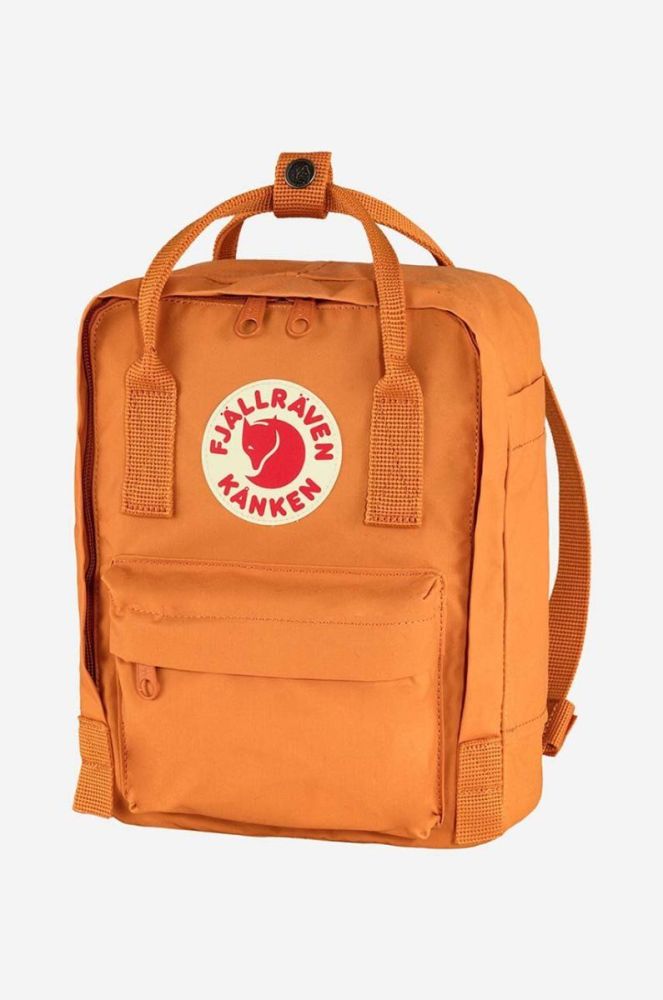 Рюкзак Fjallraven Kanken Mini колір зелений малий з аплікацією F23561.206-206 фото 4