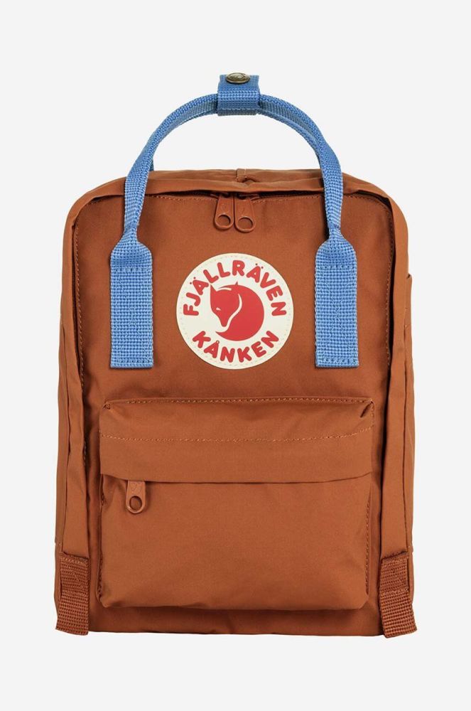 Рюкзак Fjallraven Kanken Mini колір помаранчевий малий з аплікацією F23561.243.537-537