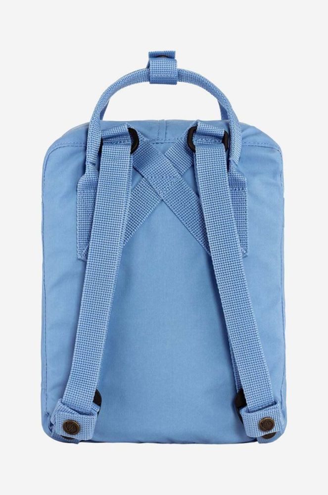 Рюкзак Fjallraven Kanken Mini малий з аплікацією F23561.537-537 колір блакитний фото 2