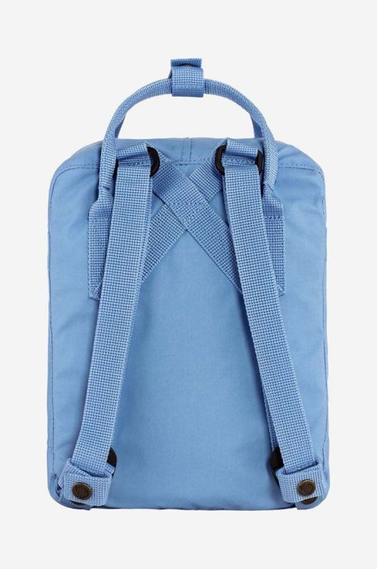 Рюкзак Fjallraven Kanken Mini малий з аплікацією F23561.537-537 колір блакитний фото 2