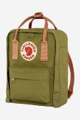 Рюкзак Fjallraven Kanken Mini колір зелений малий з аплікацією F23561.631.241-241