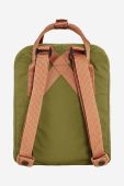 Рюкзак Fjallraven Kanken Mini колір зелений малий з аплікацією F23561.631.241-241