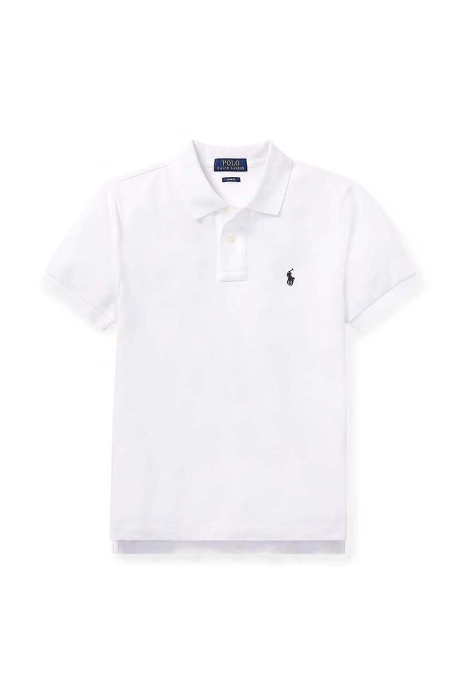 Polo Ralph Lauren - Дитяче поло 134-176 cm колір білий (808046)