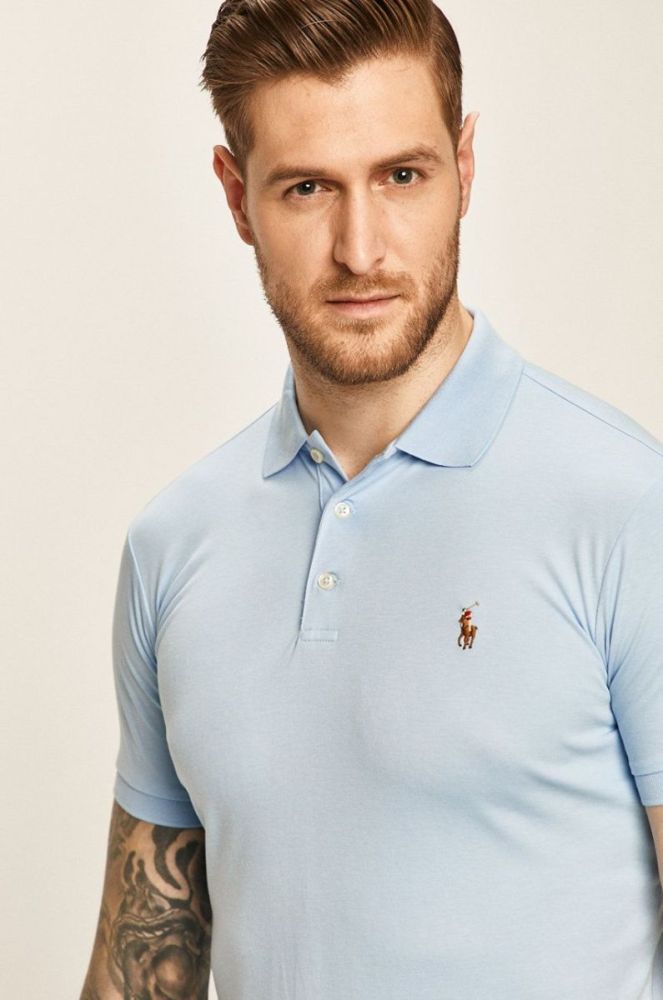 Polo Ralph Lauren - Поло колір блакитний (561384) фото 4
