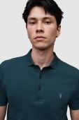 AllSaints Поло Reform Polo колір блакитний