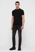 AllSaints - Поло Reform Polo колір чорний (854383)
