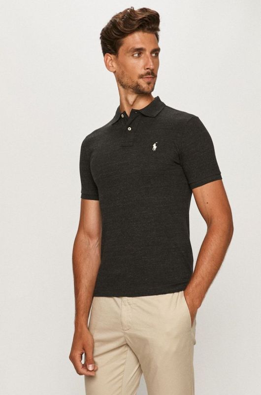 Polo Ralph Lauren - Поло колір чорний (609942)