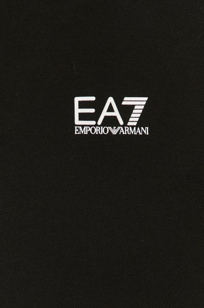 EA7 Emporio Armani - Поло колір чорний (739263) фото 5