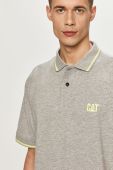 Caterpillar - Поло колір сірий (1322217)