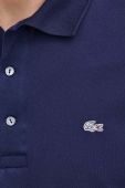 Бавовняне поло Lacoste колір синій однотонний PH4014.-001