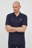 Поло HUGO чоловічий колір синій однотонний (2359302)