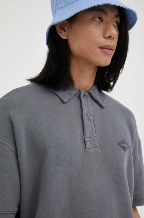 Кофта American Vintage колір сірий однотонна