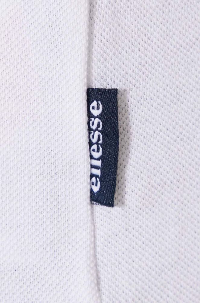 Бавовняне поло Ellesse колір білий однотонний SHR18077-WHITE фото 7