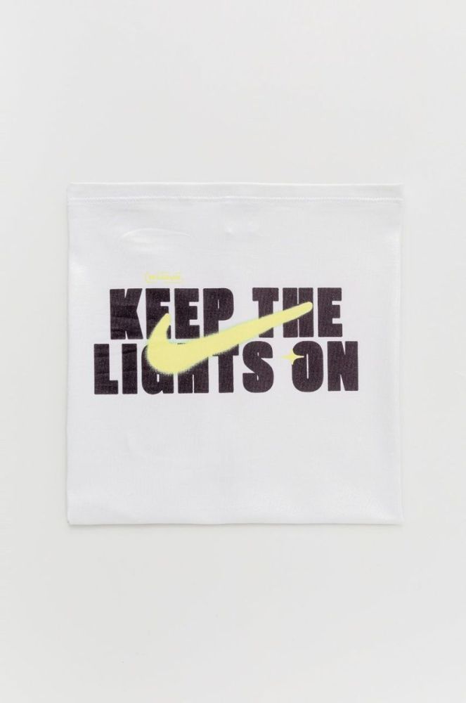 Снуд Nike колір білий з принтом фото 3