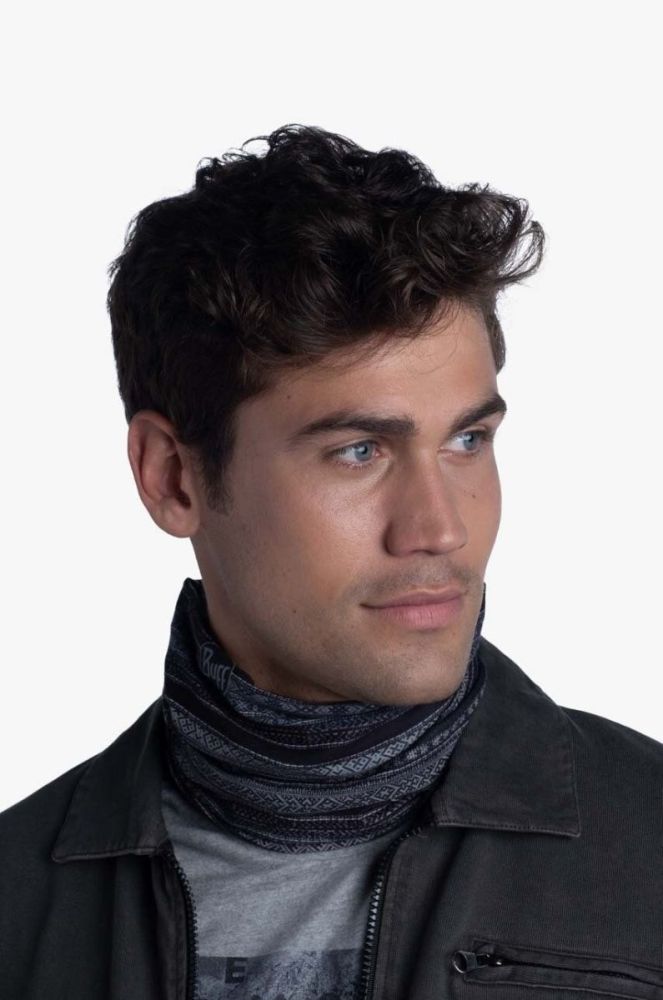 Снуд Buff Original EcoStretch колір зелений візерунок фото 2