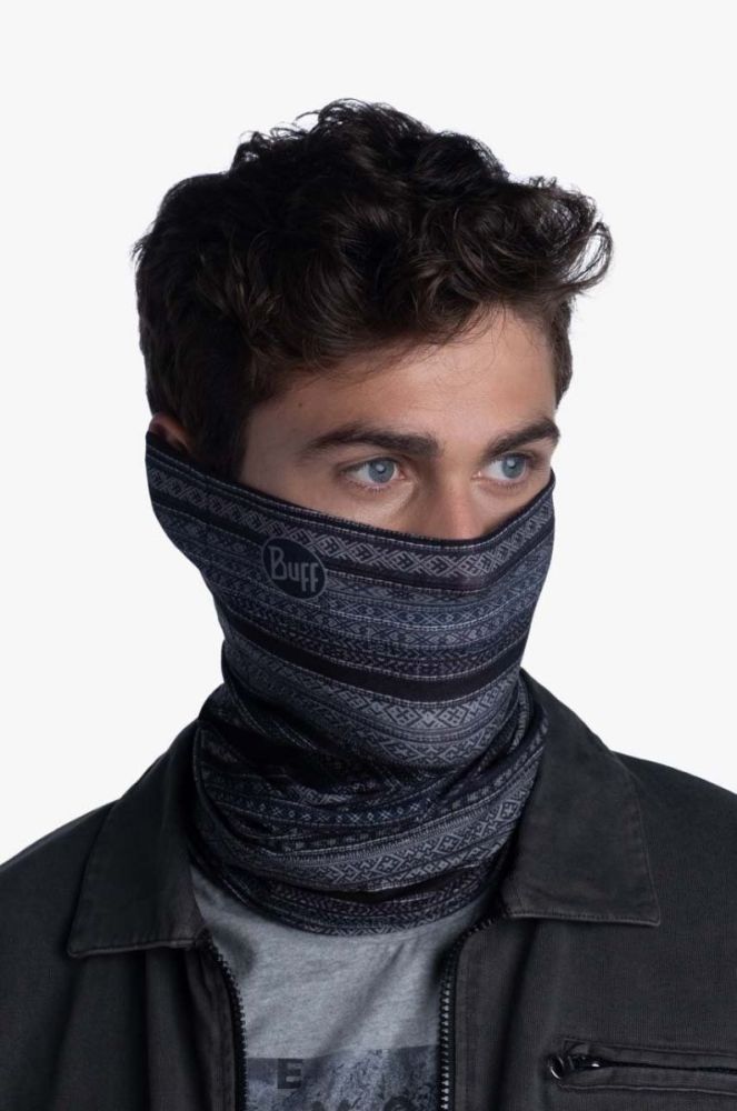 Снуд Buff Original EcoStretch колір зелений візерунок фото 3