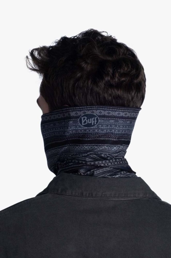 Снуд Buff Original EcoStretch колір зелений візерунок фото 5