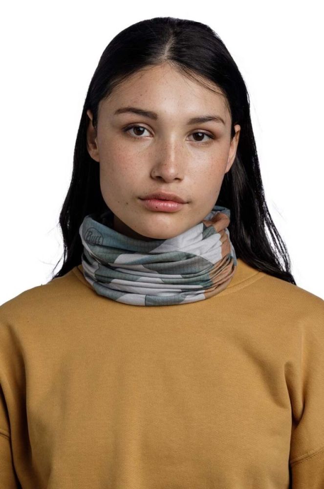 Снуд Buff Original EcoStretch колір зелений візерунок фото 9
