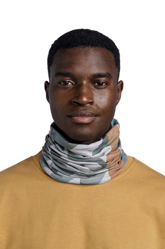 Снуд Buff Original EcoStretch колір зелений візерунок фото 10
