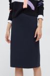 Спідниця Emporio Armani колір синій mini олівець Спідниця Emporio Armani колір синій mini олівець