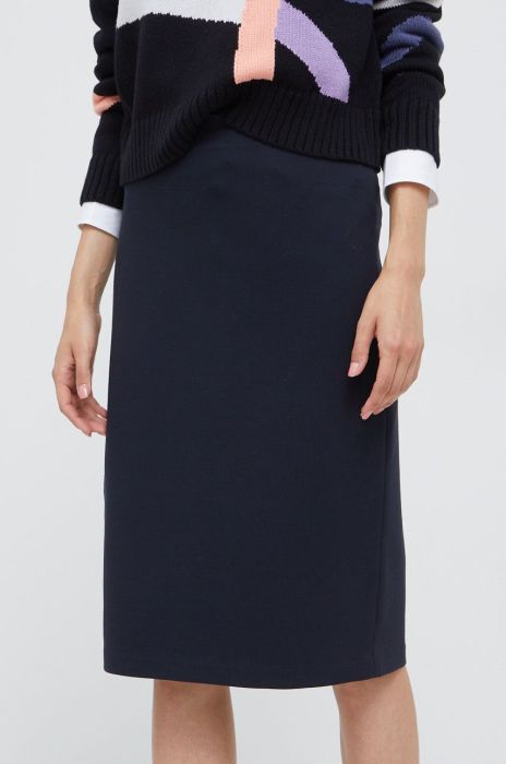 Спідниця Emporio Armani колір синій mini олівець Спідниця Emporio Armani колір синій mini олівець