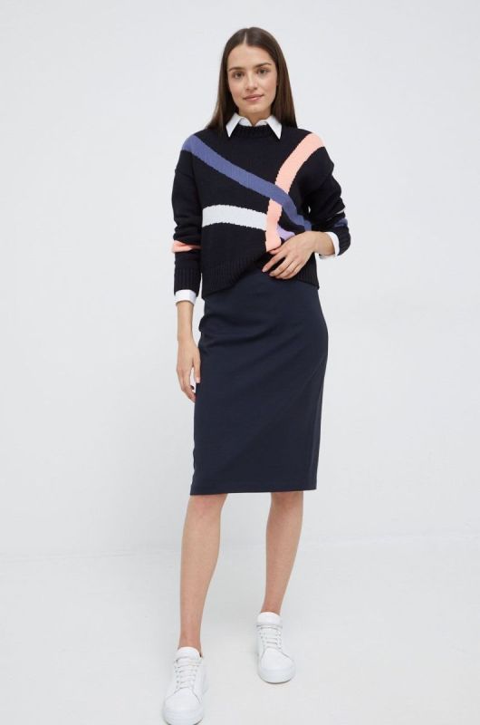 Спідниця Emporio Armani колір синій mini олівець фото 2