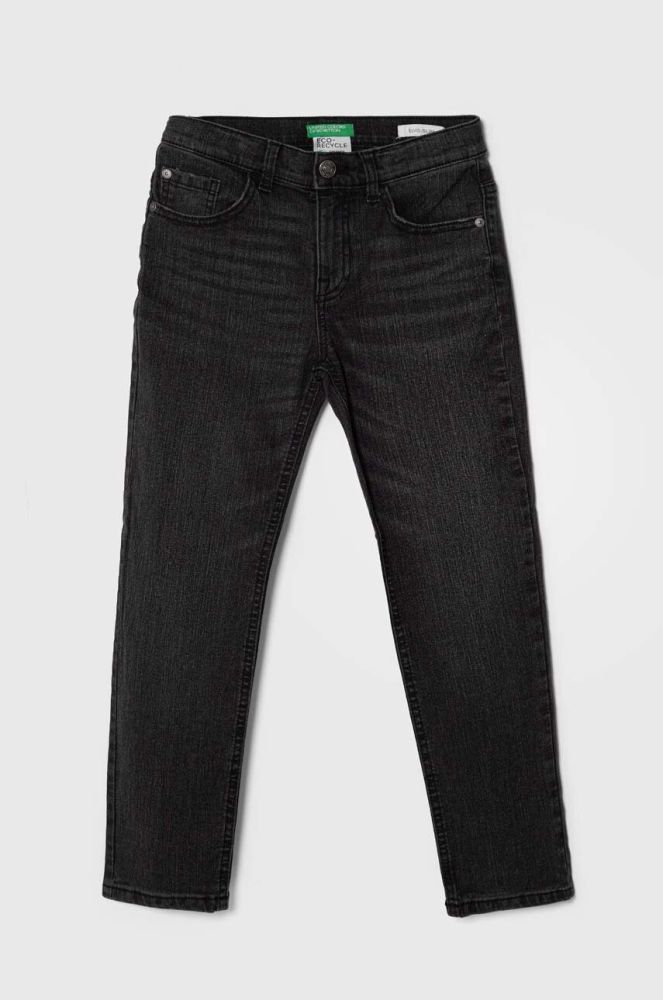 Дитячі джинси United Colors of Benetton Elvis колір чорний (3389796)
