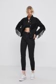 Джинси Noisy May жіночі висока посадка колір чорний (1669760)