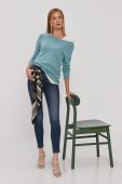 Джинси Vero Moda жіночі висока посадка колір блакитний (1397351) Джинси Vero Moda жіночі висока посадка колір блакитний (1397351)