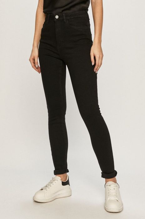 Джинси Noisy May жіночі колір чорний (1352892)
