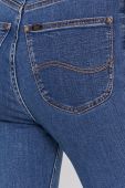 Джинси Lee жіночі висока посадка колір блакитний (1496663)