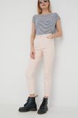 Джинси Vero Moda жіночі висока посадка колір рожевий (2175895)