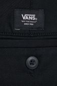 Штани Vans жіночі колір чорний пряме висока посадка VN0A5JOHBLK1-BLACK