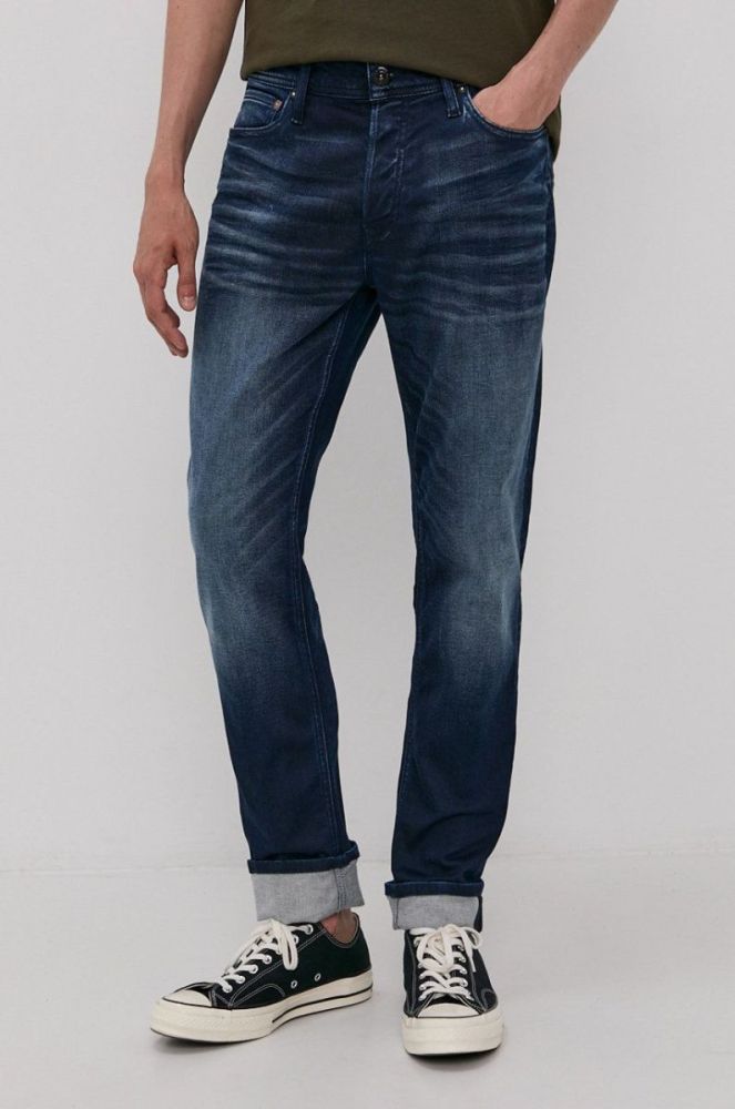 Джинси Jack & Jones чоловічі колір темно-синій (1506885) фото 2