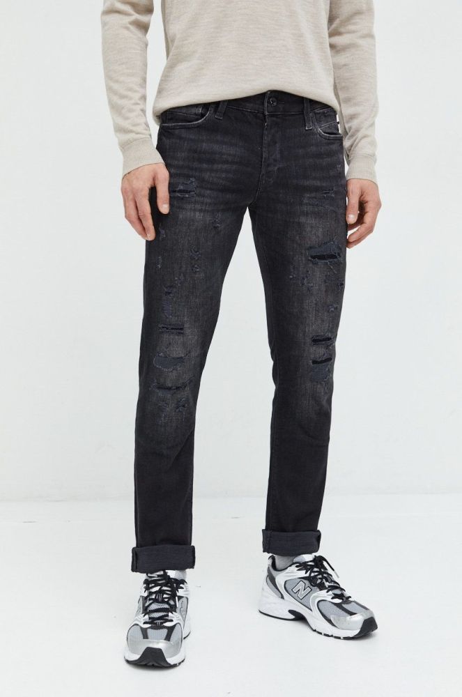 Джинси Jack & Jones Glenn Blair чоловічі колір чорний